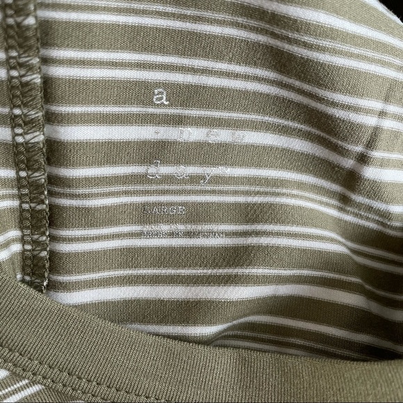 NWT A New Day Green Striped Tank Dress - Picture 4 of 5